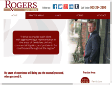 Tablet Screenshot of borogerslaw.com